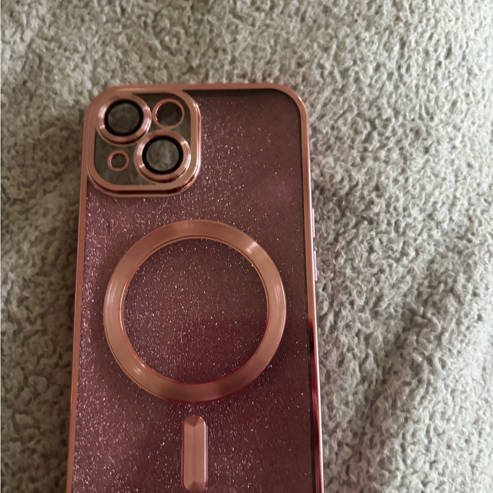Rose Gold Glitter Phone Case